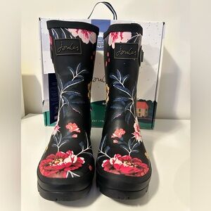 JOULES MOLLY WELLY MID-HEIGHT RAIN BOOT, Size 6